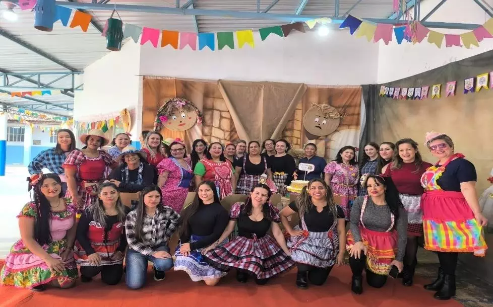 Escola Rachid encerrou o primeiro semestre com Festa Julina interna