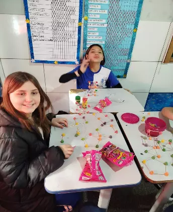 Matemática divertida com jujuba