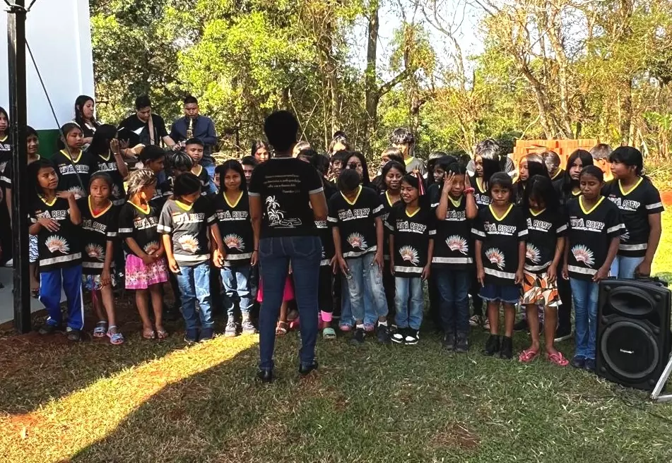 E.M. Mitã Rory inaugura Sala de Música Margarida Gennari Bernardes