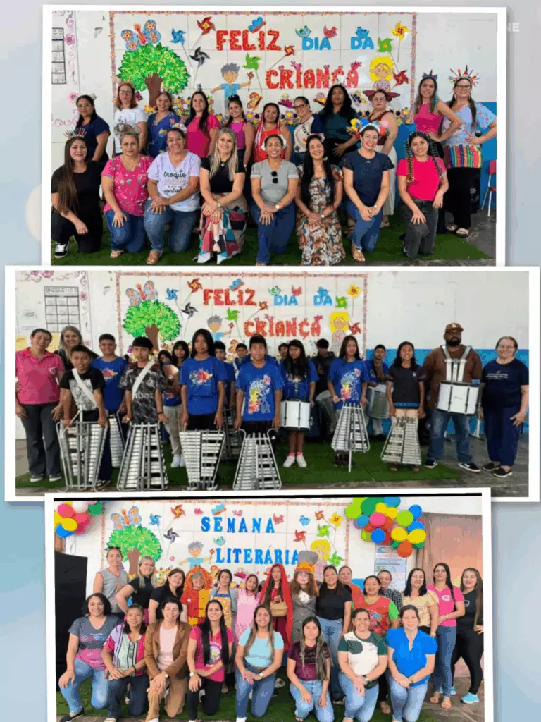 Outubro de Alegria e Integração na Escola Municipal Dr. Rachid Saldanha Derzi