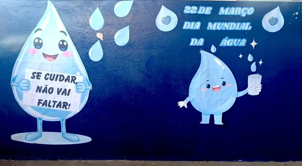 Atividades Educativas Marcam o Dia Mundial da Água na Escola Municipal Antônio Pinto da Silva