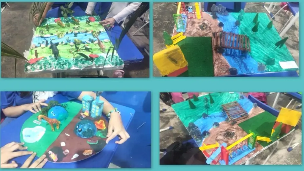 Educação ambiental ganha forma em maquetes Educação ambiental ganha forma em maquetes