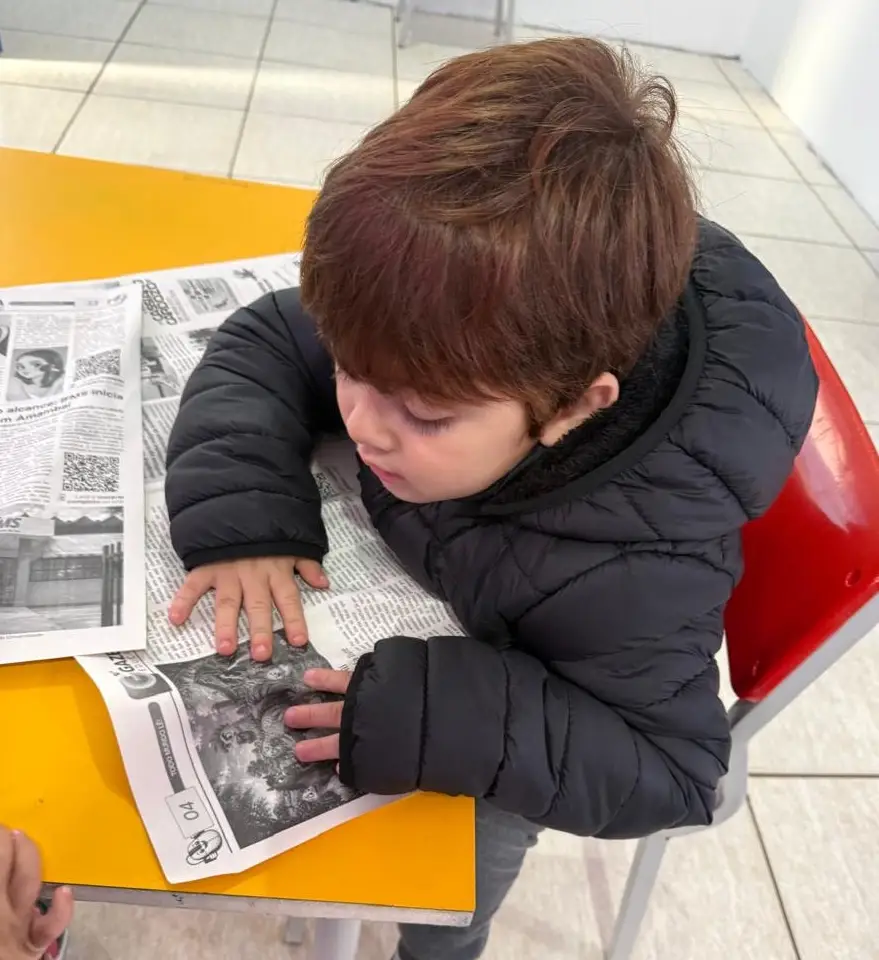 Gazeta Educação em sala de aula: leitura que começa desde cedo no CEI Terra Mater