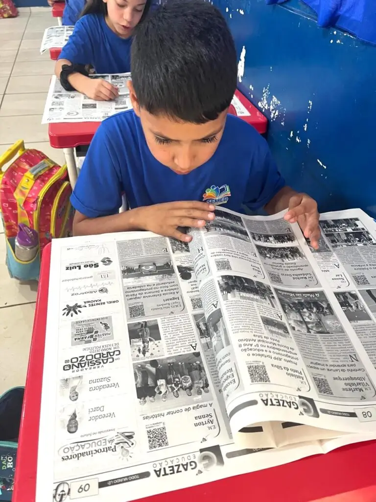 Jornal A Gazeta Educação: incentivo à leitura e aprendizagem