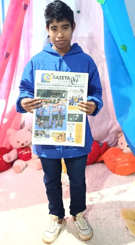 Escola Tupã I Nãndeva transforma o jornal em espaço de divulgação e aprendizagem Escola Tupã I Nãndeva transforma o jornal em espaço de divulgação e aprendizagem