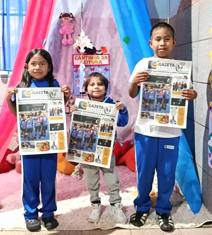 Escola Tupã I Nãndeva transforma o jornal em espaço de divulgação e aprendizagem Escola Tupã I Nãndeva transforma o jornal em espaço de divulgação e aprendizagem